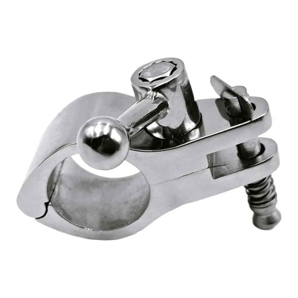 

Stainless Steel Boat Sunshade Pipe Clamp Hinged For Bimini Top Yacht 57mm/70mm 22mm/25mm Mirror Finish Easy Installation