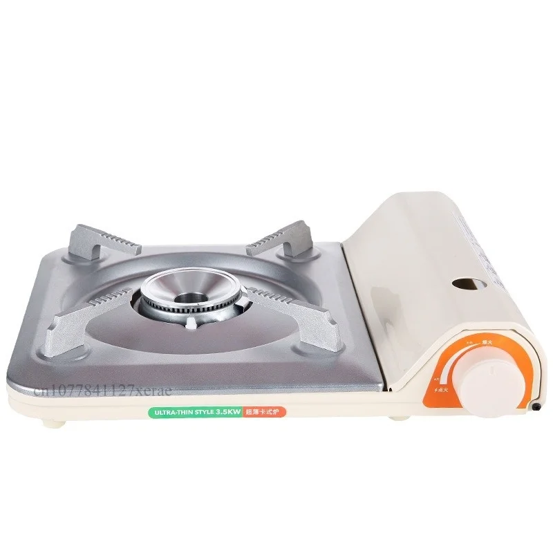 3500W High-power High Flame Card Stove Outdoor Portable Ultra-thin Gas Stove Camping Picnic Cooking Electronic Ignition Stove