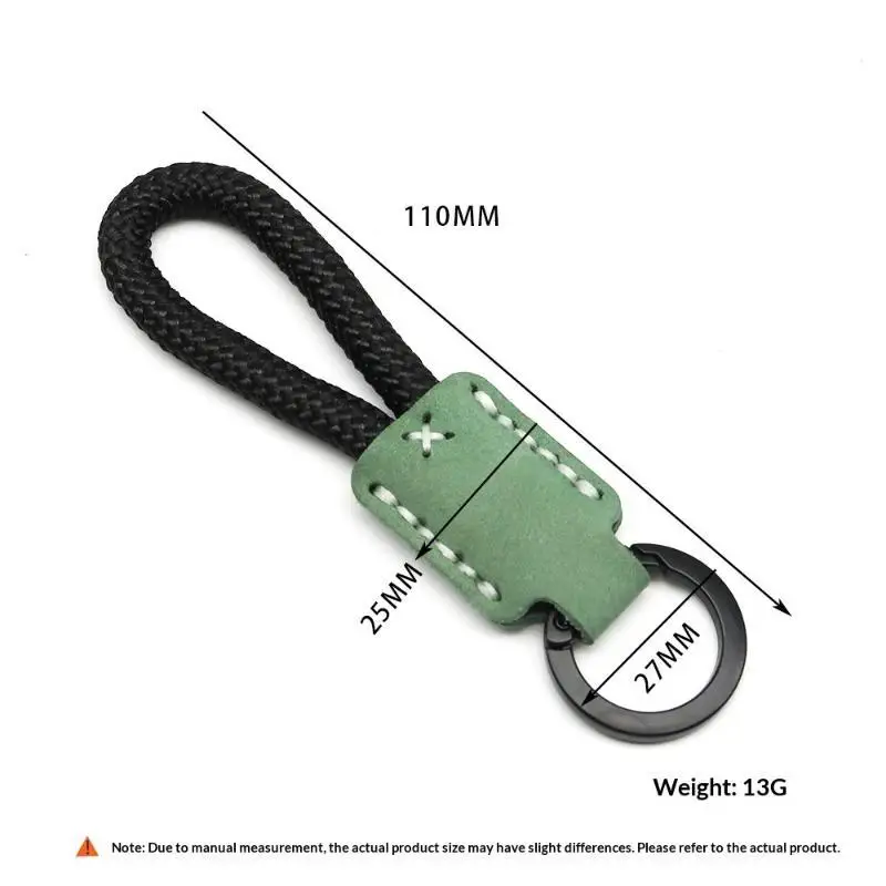 Schlüsselanhänger Motorrad Auto Leder Gewebtes Seil Metall Schlüsselanhänger Handtaschenanhänger Exquisites Dekoratives Accessoire Stilvolles Kleines Geschenk – Detail 5