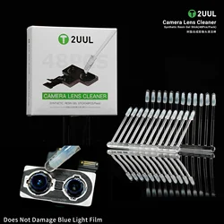 2UUL Pulitore per lenti portatile per fotocamera Resina sintetica Stick Polvere Rimozione delle impronte digitali per strumento di pulizia dello schermo dell'obiettivo della fotocamera del telefono