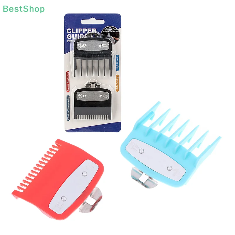 

♥ ♥ ♥ 2 шт., машинка для стрижки волос, направляющая, расчески, ограничительная расческа, триммер 1,5 мм, 4,5 мм, насадка для инструментов для укладки волос