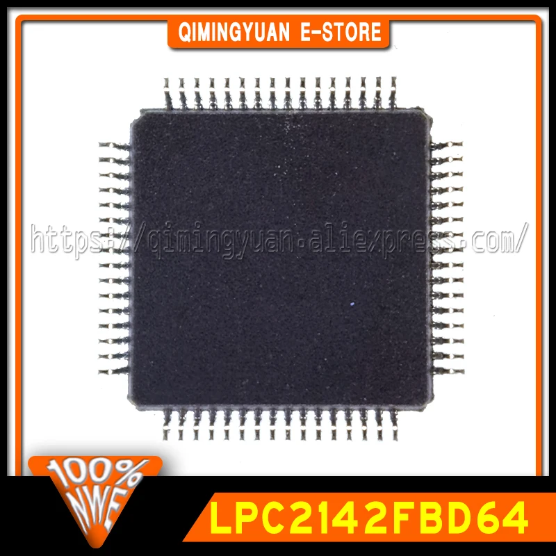 1 ~ 20 PÇS/LOTE LPC2142FBD64 QFP64 ARM7 microcontroladores de 16/32 bits (MCUs) 100% novo estoque local
