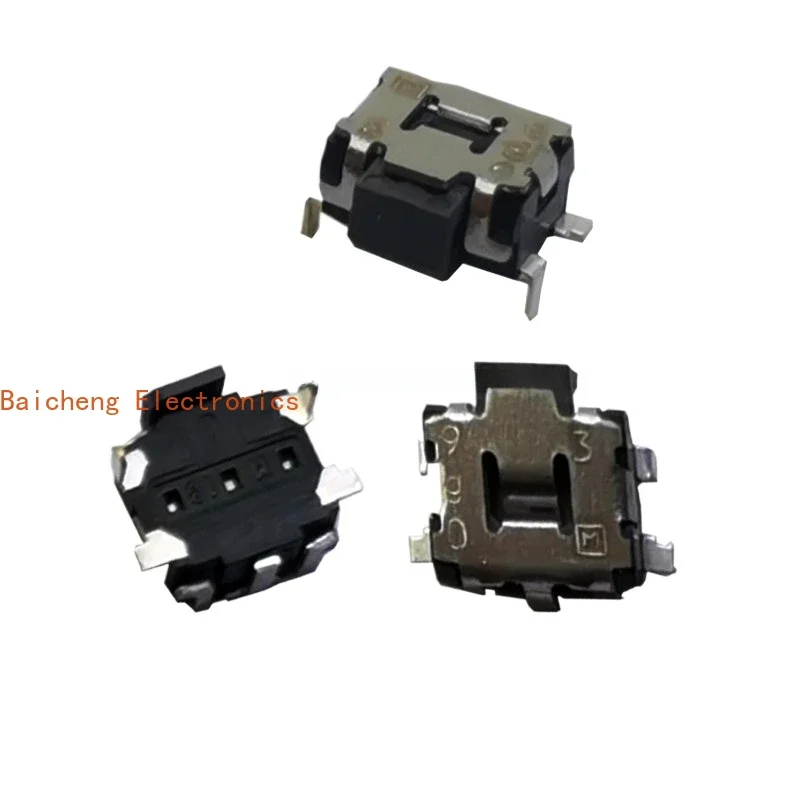 10PCS Front plug and back stick EVQP3S01M four legged pillar free turtle touch button switch 3.5X2.9