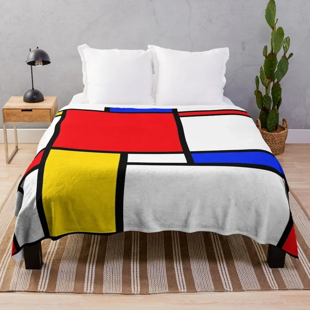

Mondrian Throw Blanket For Baby Bed linens christmas decoration Blankets