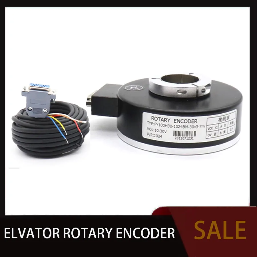 

Elevator rotary encoder. CNC accessories. Replace Huitong ei100h30c-1024Br30y1 SH100A30 1024R30