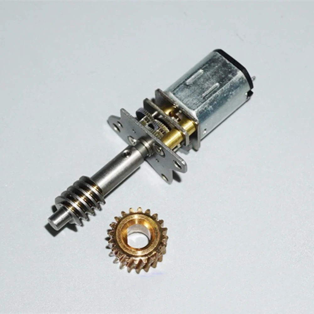 DC 3V 3.7V 6V 3RPM1-62RPM N20 Full Metal Reducer Gear Motor 3mm Shaft Worm Gear Reduction Motor Model Aircraft Folding Landing