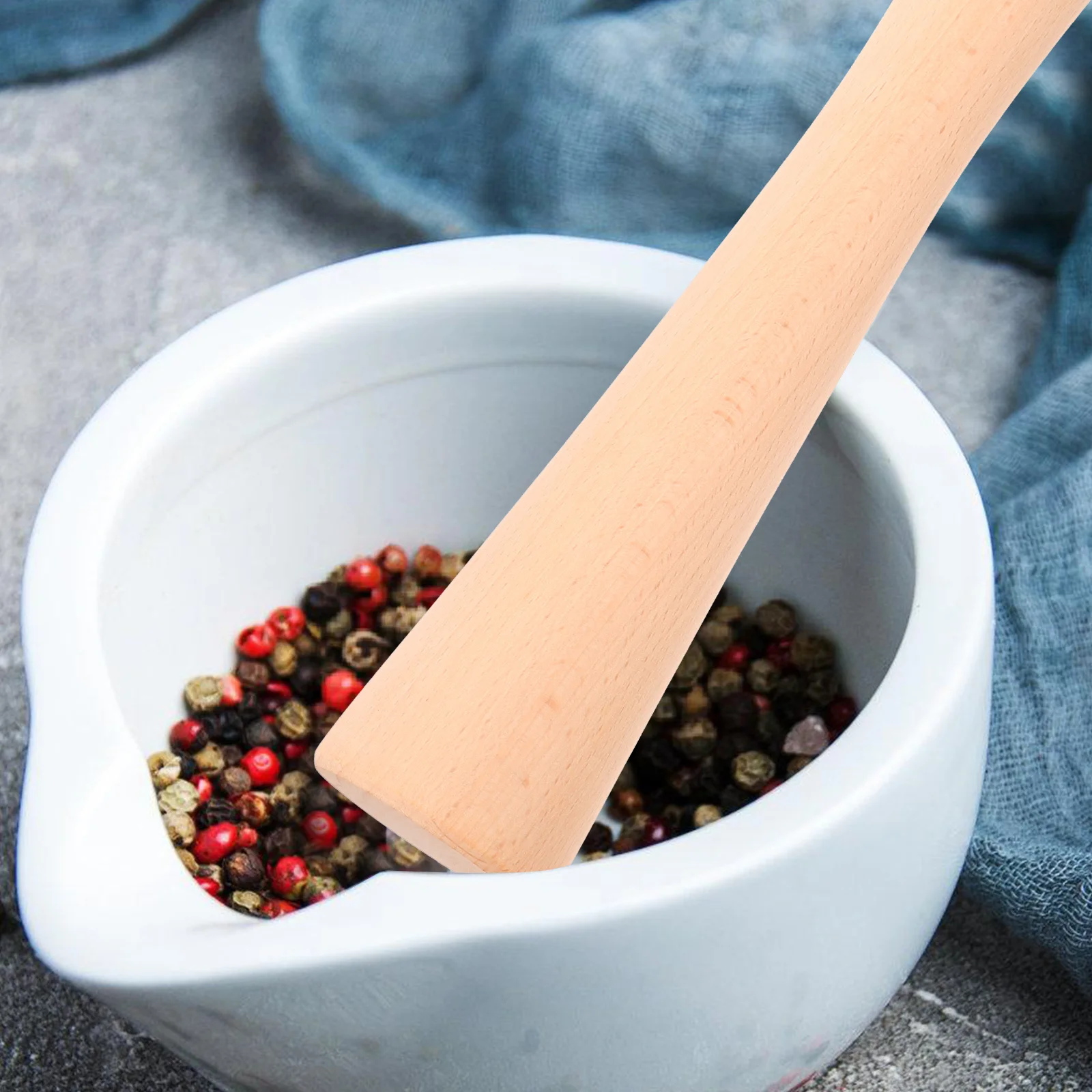 Wooden Pickle Stick Sauerkraut Pounder Masher For Fermenting Cabbage Kimchi In Jars Kitchen Gadget Grinding Rod