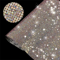 Glitter Rhinestone Sheet Sticker DIY Sticker Self Adhesive Glitter Rhinestones Crystal Gem Stickers for Car Decoration