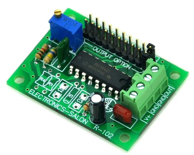 ELECTRONICS-SALON Adjustable Low Frequency Square Wave Oscillator Module, 0.068Hz to 1400Hz.