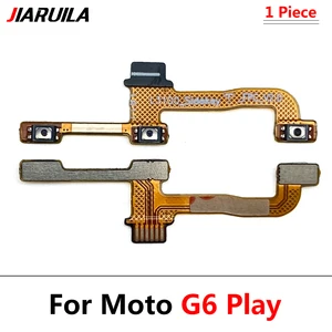 Botão lateral com cabo flex para motorola moto g4, g5, g5s, g6, g7, g8, g9 plus, play power lite 12 principais vendas botão moto g5 - №1