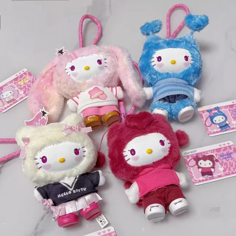 En Stock, nuevo producto, serie Miniso Pop Star, caja ciega, estante colgante, juguete de moda, muñecos de peluche, llavero colgante, regalos de navidad