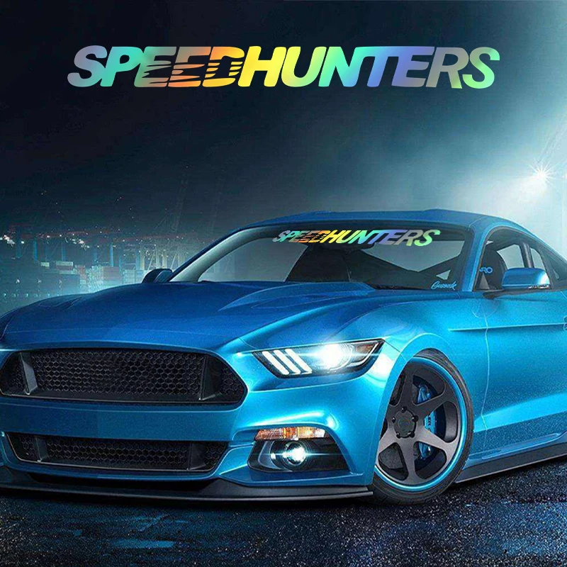 Speed Hunter graphic car vinyl sticker waterproof racing car body truck bumper rear window decal adjustment accessories