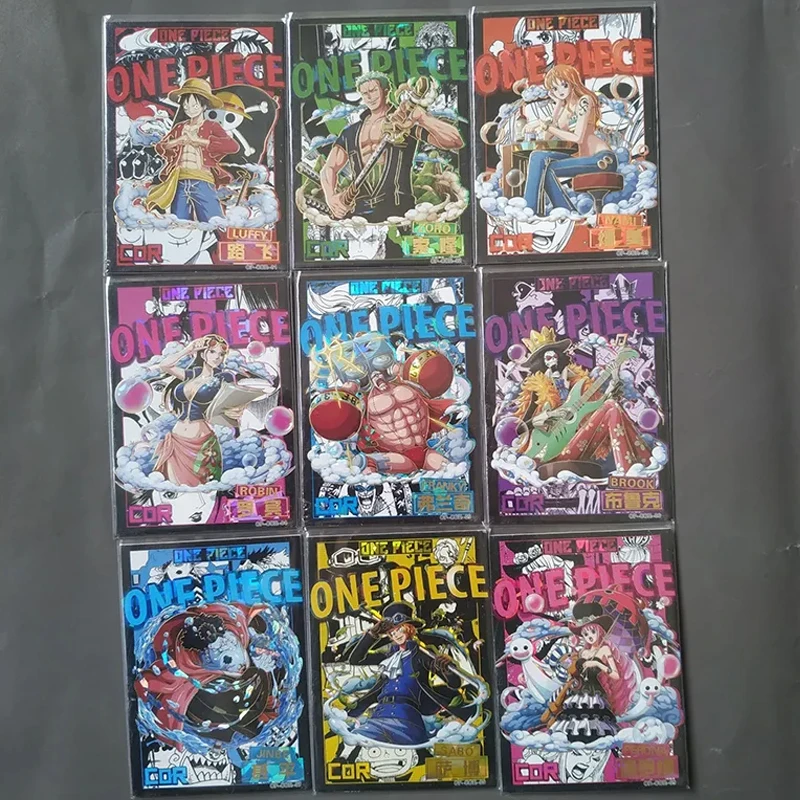 

Коллекционные карточки Anime One Piece COR: Зоро, Луффи, Сабо, Фрэнки, Нами, Робин, Перона. Подарки на Рождество и День рождения, детские игрушки.
