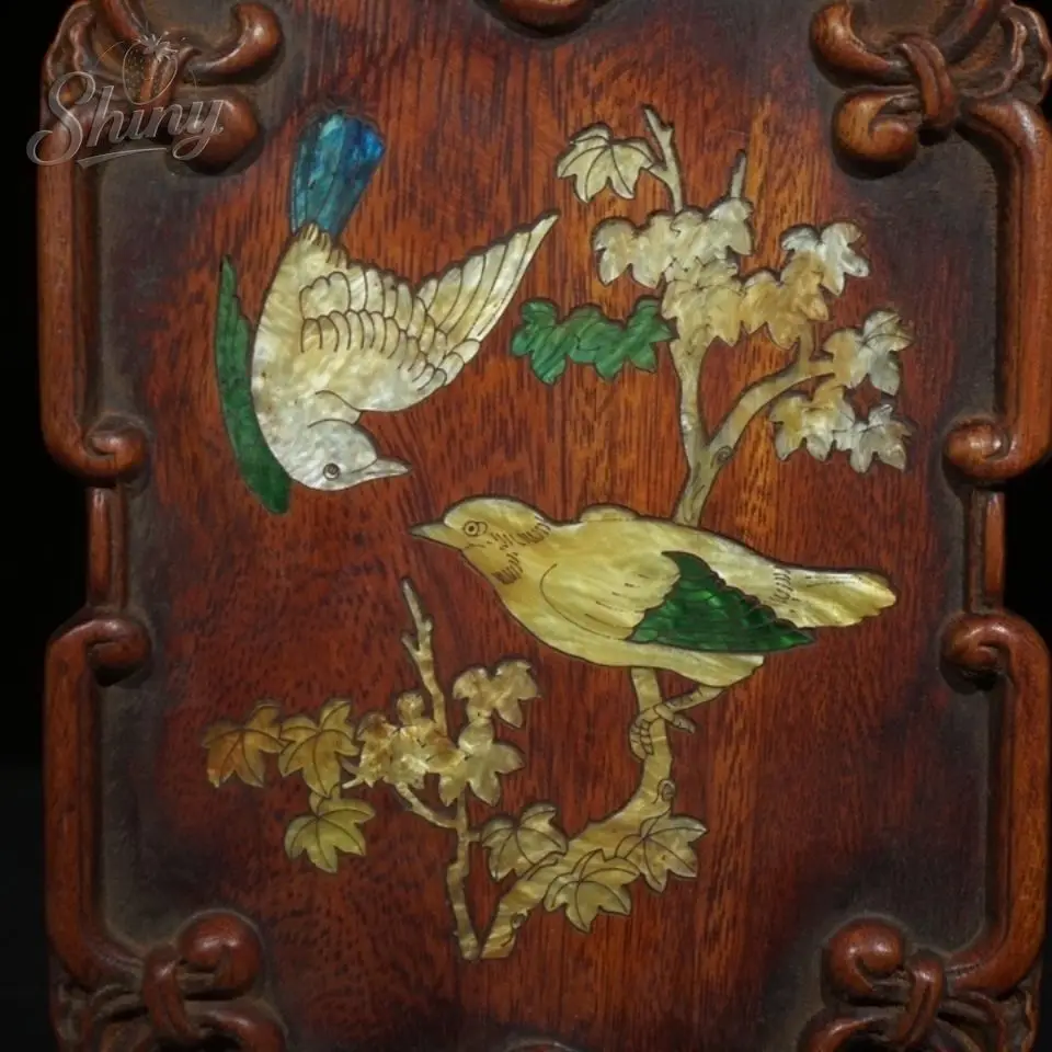 العتيقة خشب متين منحوتة صينية تخزين المنزل صينية شاي مستطيلة أدوات المطبخ المنزلية طقم شاي الكونغ فو