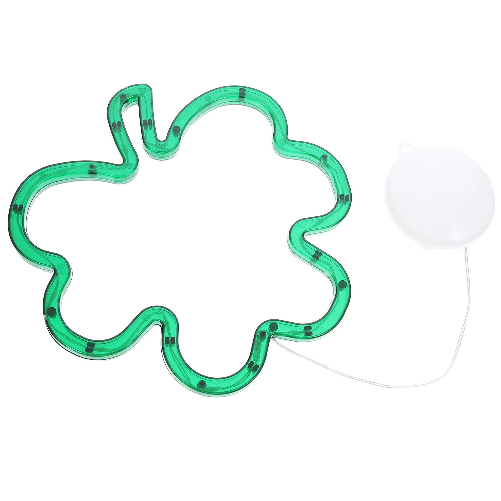 

Powered Decorations Irish Clovers Lights Shamrock Operated Window Strip