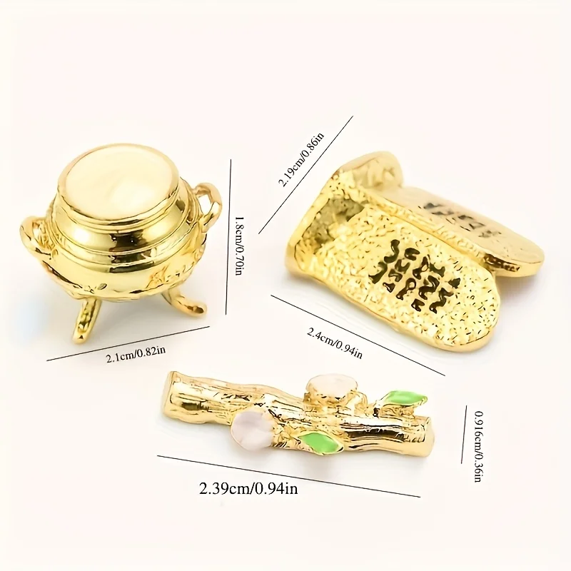 Golden Ark Covenant-Figurengebote, Aaron's Rod & Manna – religiöse Schmuckschatulle, Multi-Faith-Feiertage, keine Strom – Detail 8