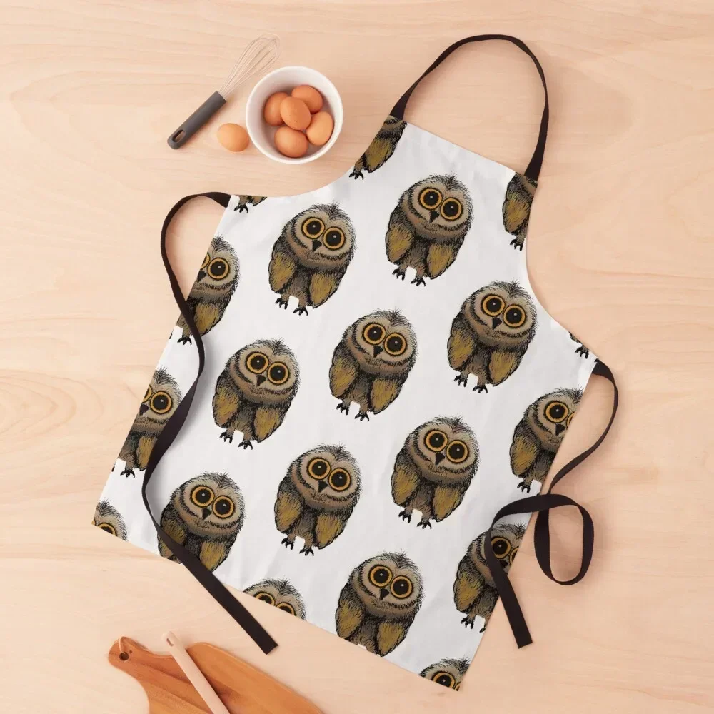 

Hoot the Owl Apron Waterproof women Restaurant Kitchen Things And For Home Art Apron