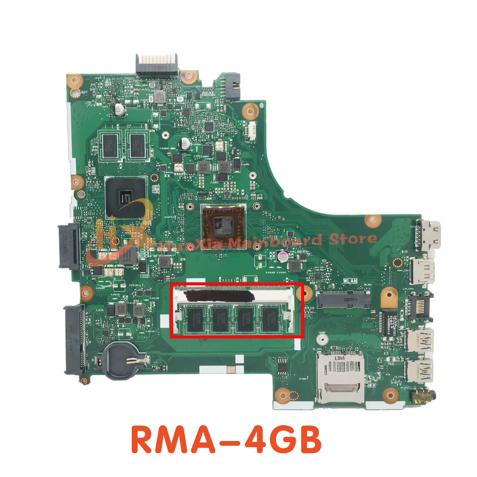 اللوحة الأم لـ ASUS ، اللوحة الرئيسية للكمبيوتر المحمول ، AMD CPU ، 0GB ، 2GB RAM ، 4GB RAM ، PM ، UMA ، PM ، X450E ، X450EP