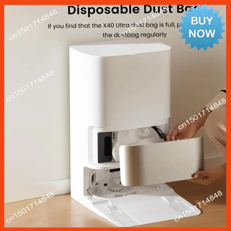 BISM 12 шт. 3,2 л большой одноразовый мешок для пыли для пылесоса Dreame X40 Ultra/X30 Ultra/L40 Ultra/L10s Pro Ultra/L10s Ultra Gen2