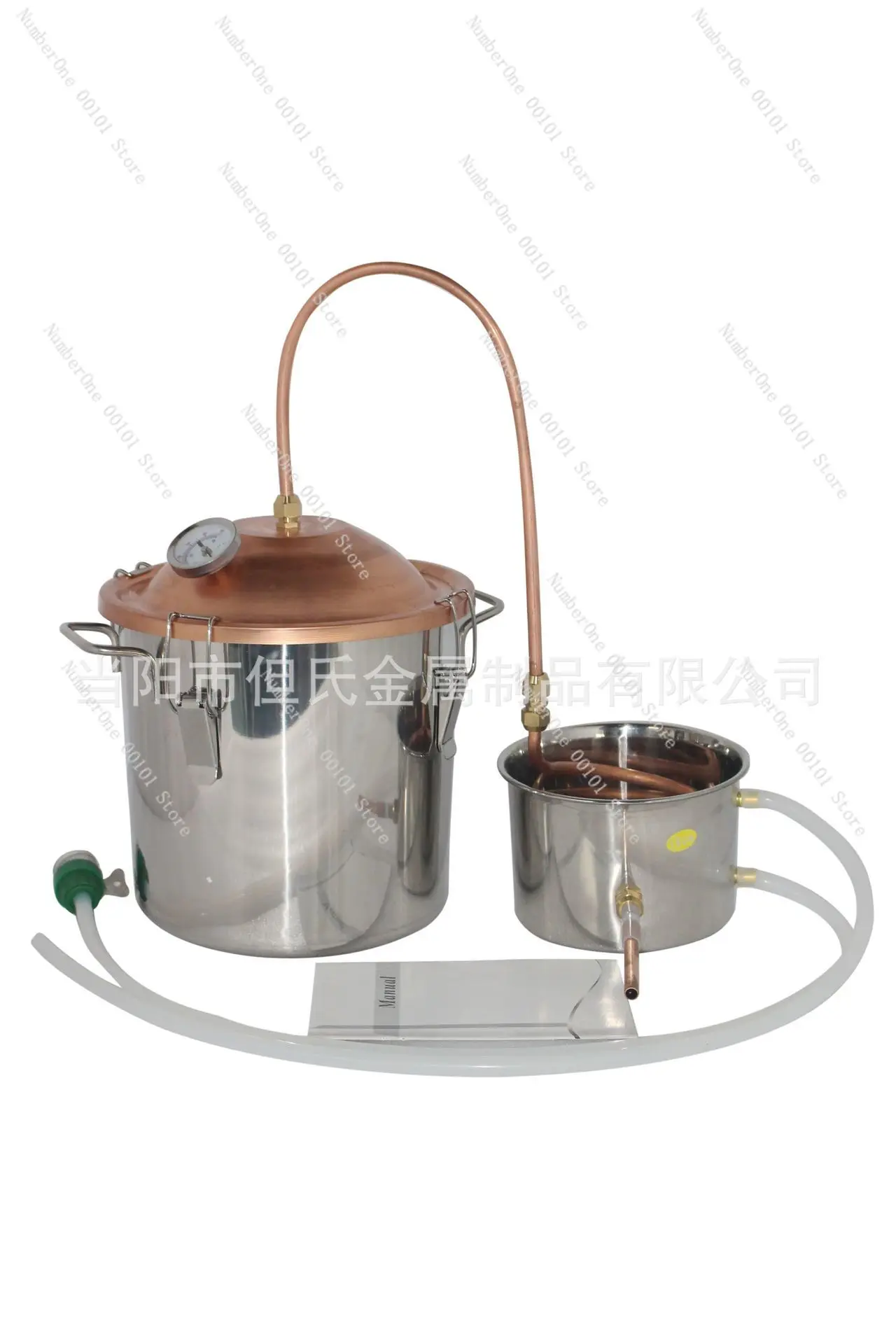 

Household Small Brewing Machine Distillation Equipment Distillator Distiller Copper Tube Home Brewing Equipment