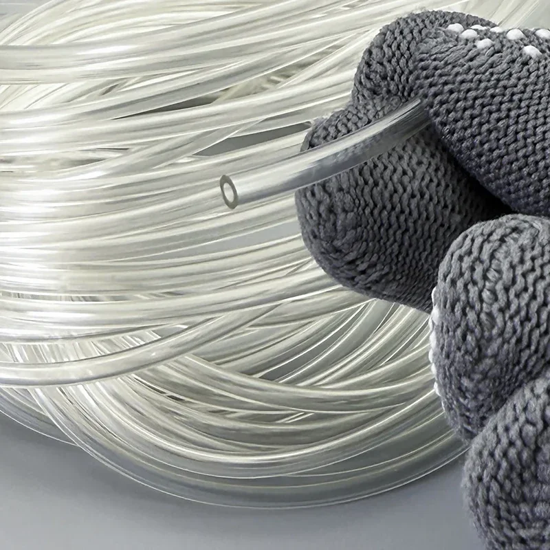 Clear Soft PVC Capillary Small Hose ID 0.5/0.8/1/1.2/1.5/2/3mm Anti-Corrosion Anti-Fracture Durable Waterproof Precision Tube
