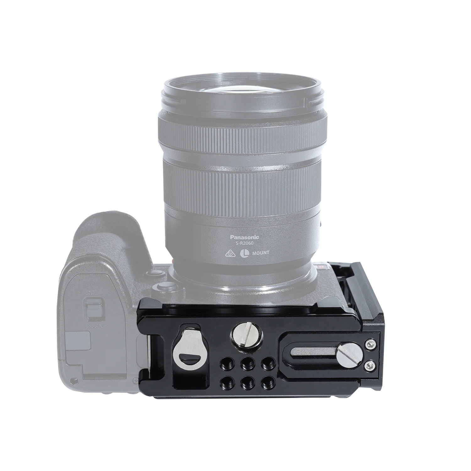 NICEYRIG L-Bracket DSLR Camera Mount Vertical Video Shooting with 1/4"-20 Screw Hole for Panasonic S5/S5MarkII/S5 MarkII/G9M2 view 6