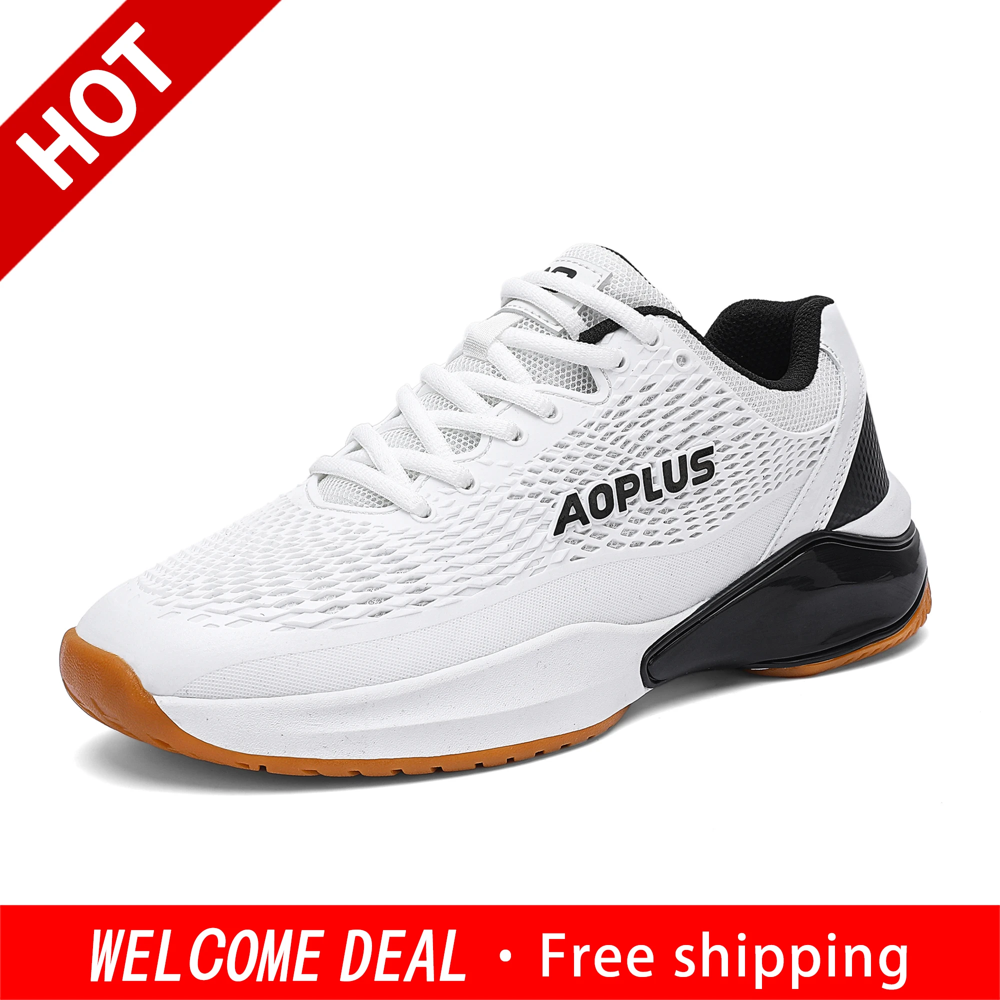 Men Professional Tennis Shoes Breathable Mesh Non-slip Rubber Sole Sneakers Court Training Zapatillas De Tenis Hombre Mujer