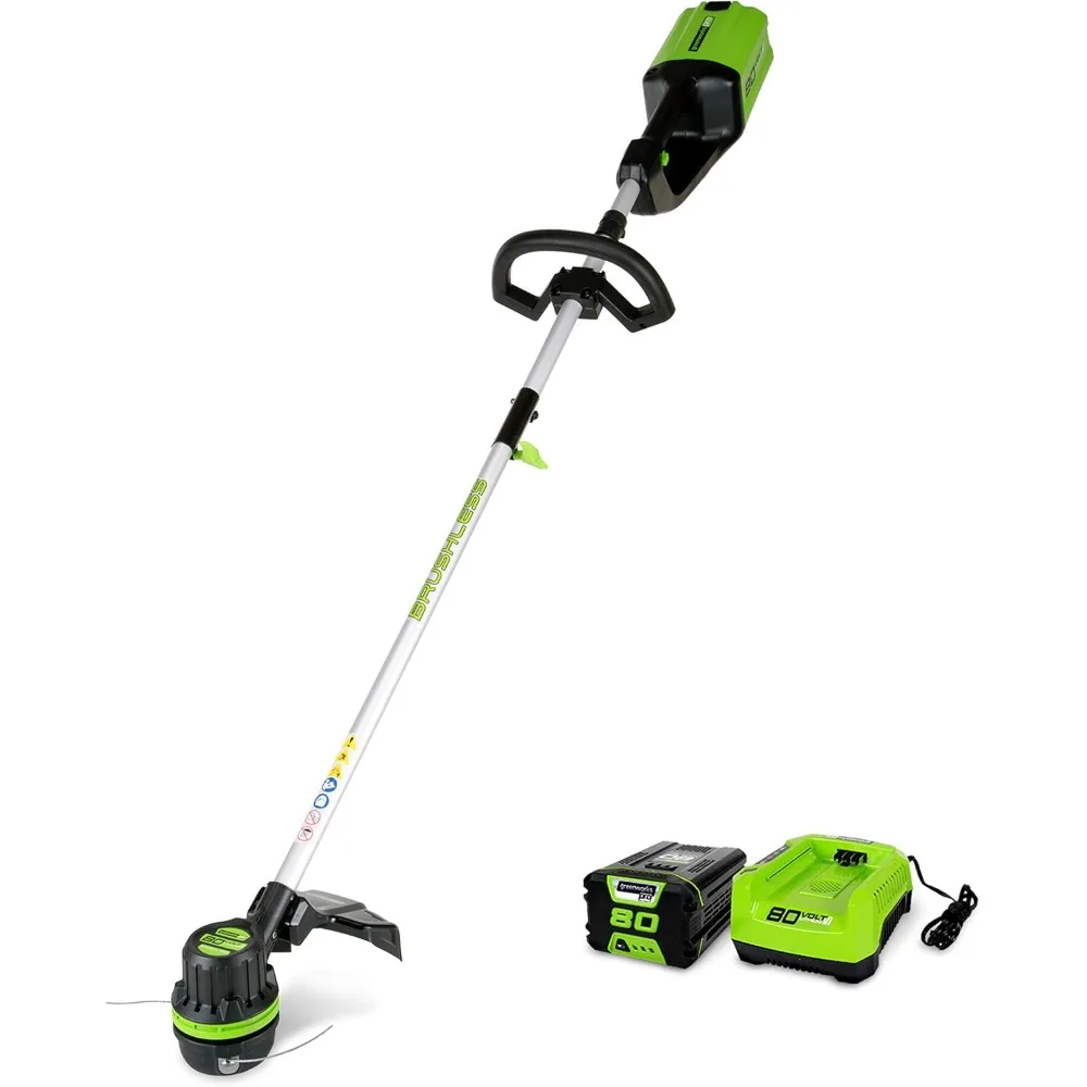 

80V 16 inch Brushless String Trimmer, 2.0Ah Battery & Rapid Charger Included, ST80L210