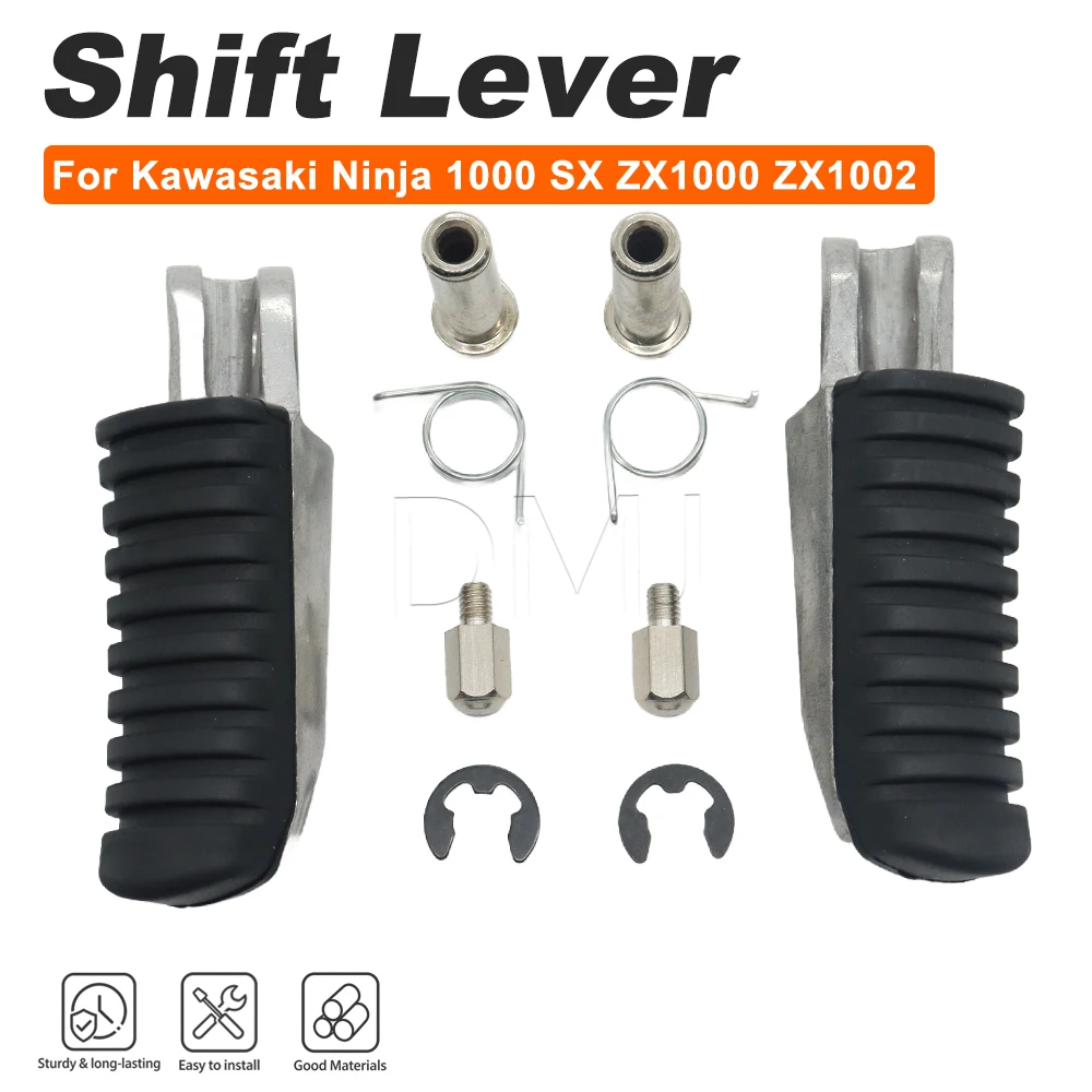 Motorcycle Front Footrest Foot Pegs Pedal For Kawasaki Z900RS SE ZR900 Z750 ZR750 Ninja 250R EX250 650R EX650 1000 ZX1000 ZZR600