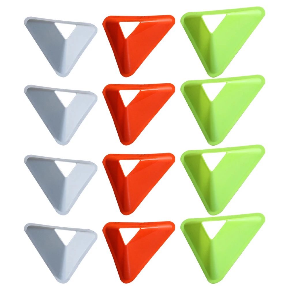 

20pcs Football Training Sign Disk PE Material Lightweight Sports Supply Soccer Practice Marker Disc Flat Cone Agility Tool