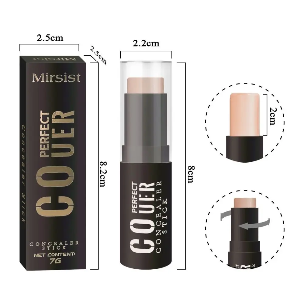 Natural Highlighter Blush Stick para mulheres, clareamento facial, bastão de destaque, sombra do nariz, duradoura, corretivo caneta