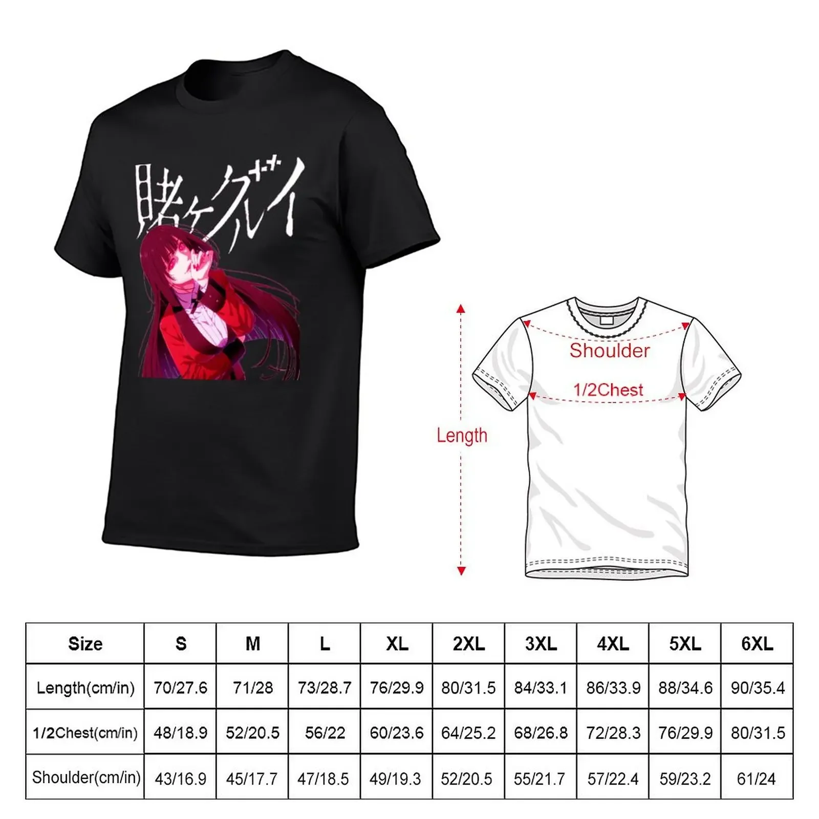 Yumeko Jabami - Kakegurui T-Shirt shirts graphic tee Aesthetic clothing oversized mens t shirts casual stylish