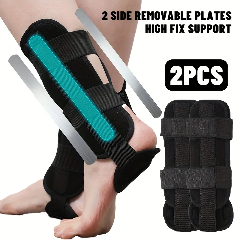 Adjustable Ankle Braces Featuring Side Splints for Support, Designed to Be Breathable And Comfortable, with an Open Heel Design