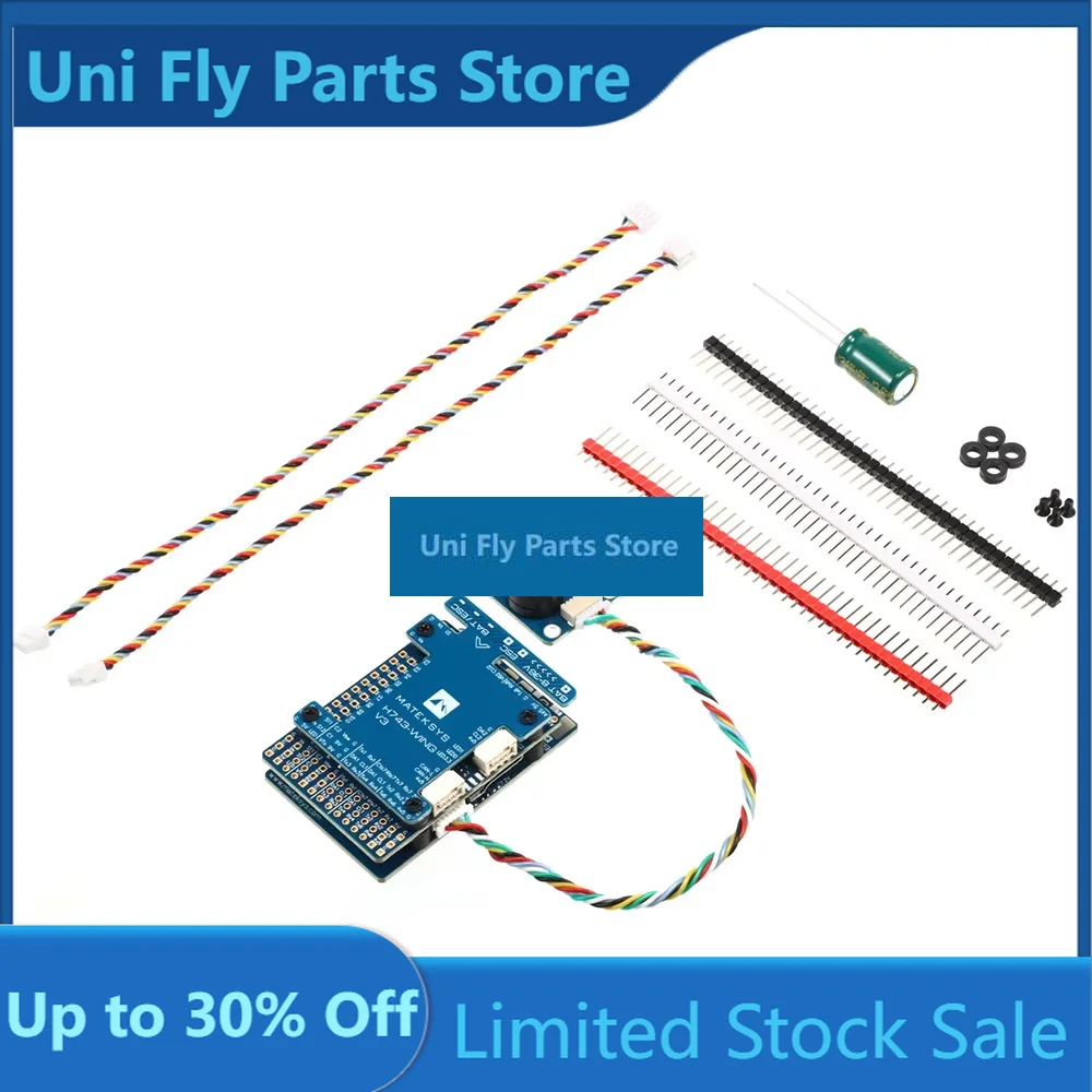 UniFly MATEK System H743-WING V3 STM32H743VIT6 3-8S Built-in OSD Baro Flight Controller For RC Multirotor Fixed-Wing Drones Mode