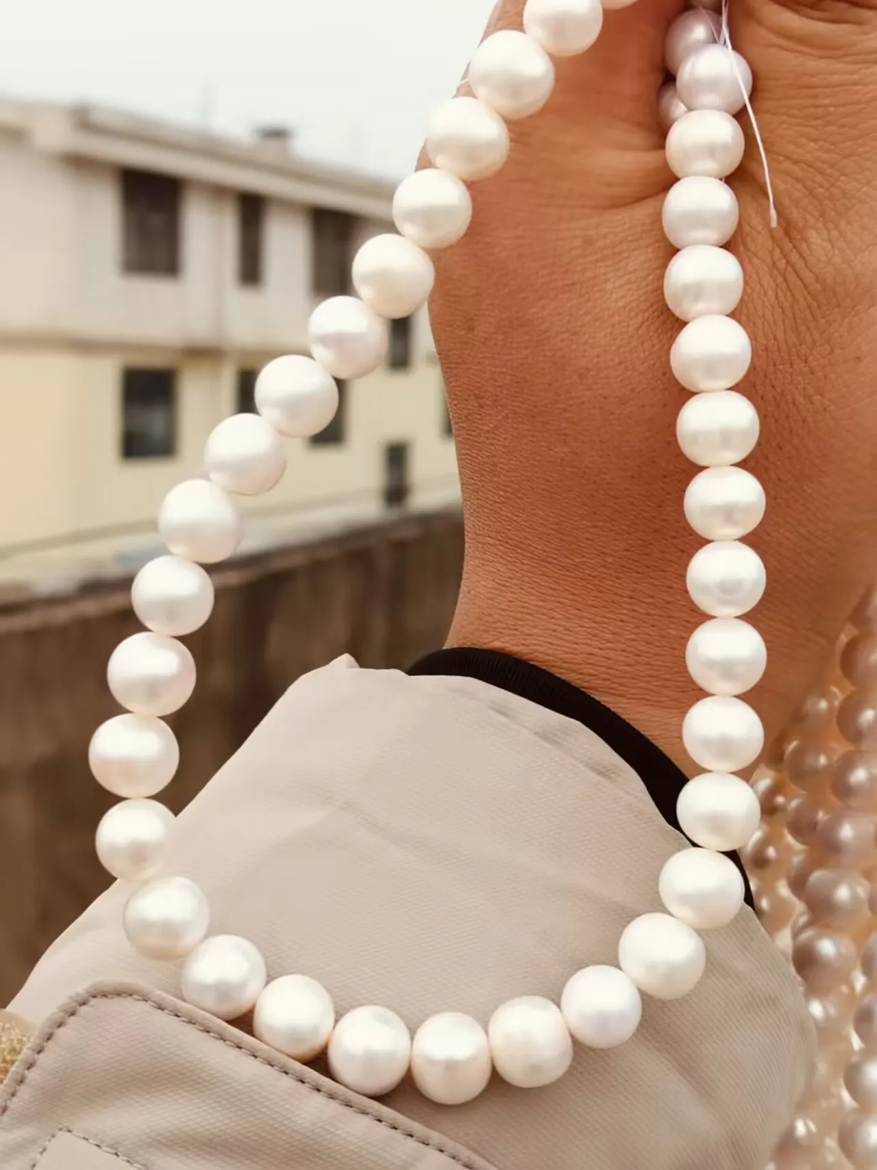 

hot AAA 11-12mm South Sea Natural Round White Pearl Necklace 16in 18in in 22in 24in 26in 28in 30in32in34in 36in 52in 7.5-8in 14k