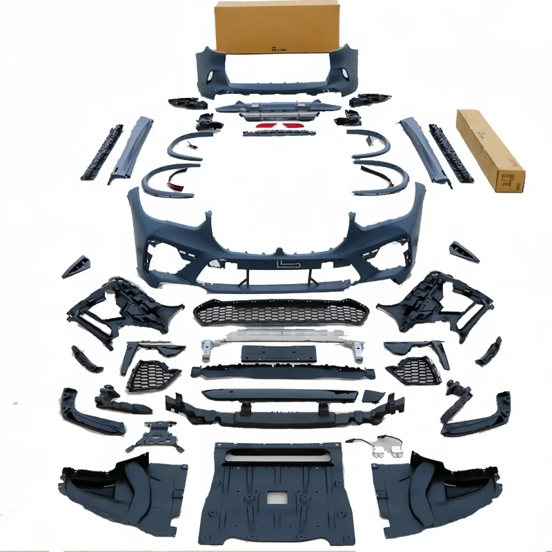 

Suitable for the Modification of X5 G05 G18 with X5M Style Front Bumper, Rear Bumper, Grille, Rear Wing and Side Skirt