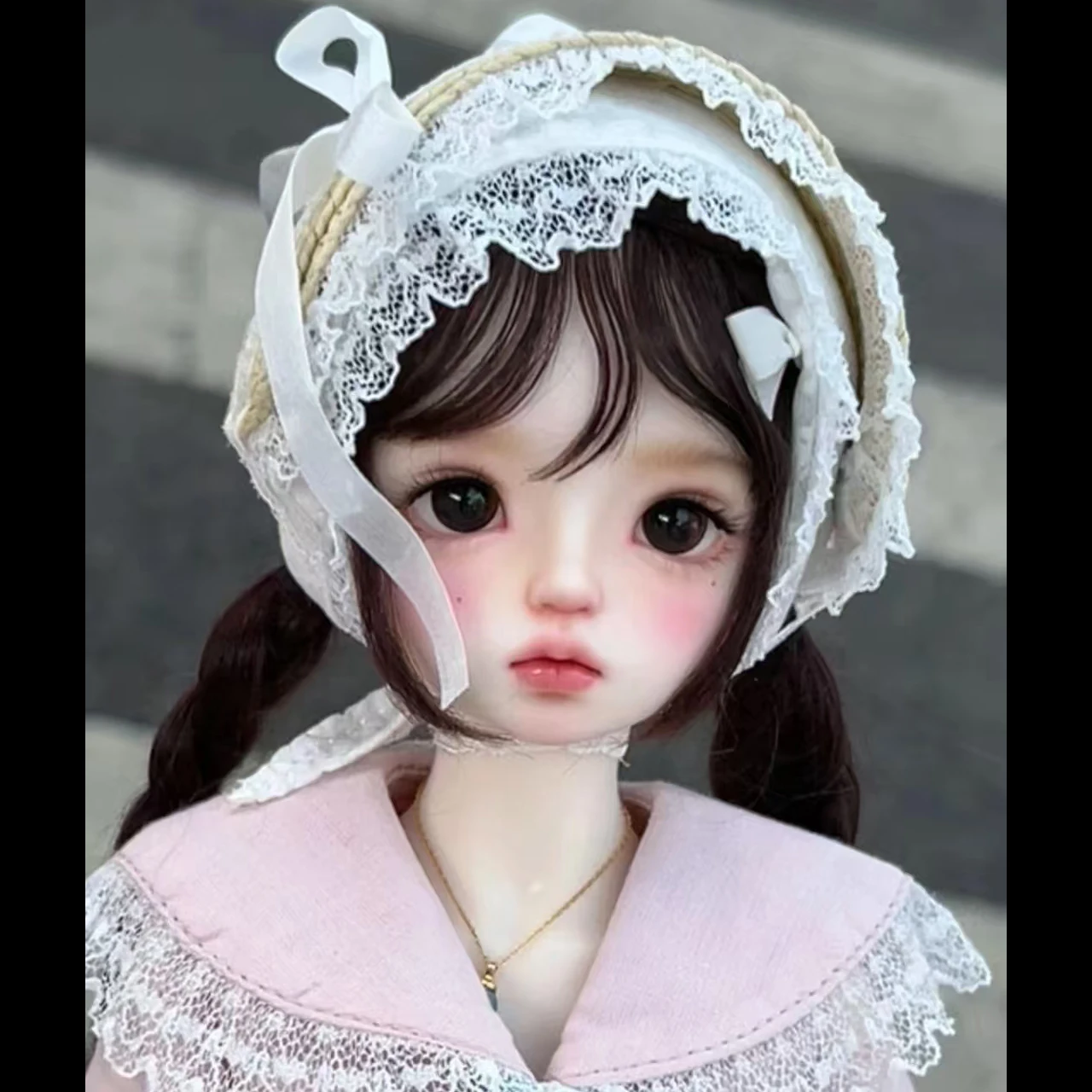 

1/4 BJD Doll Head With Body No Makeup Resin BJD Doll Girl NudeDoll Ball Jointed Dolls Without Makeup DIY BJD Toys