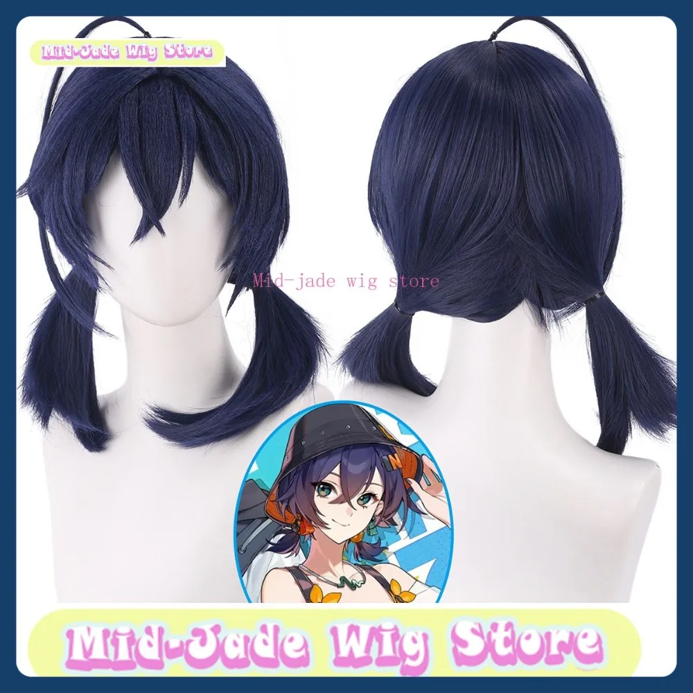 

Mid-jade Wig Store Zenless Zone Zero Ling Cosplay Wig Anime Games Costumes Props Role-playing Wigs