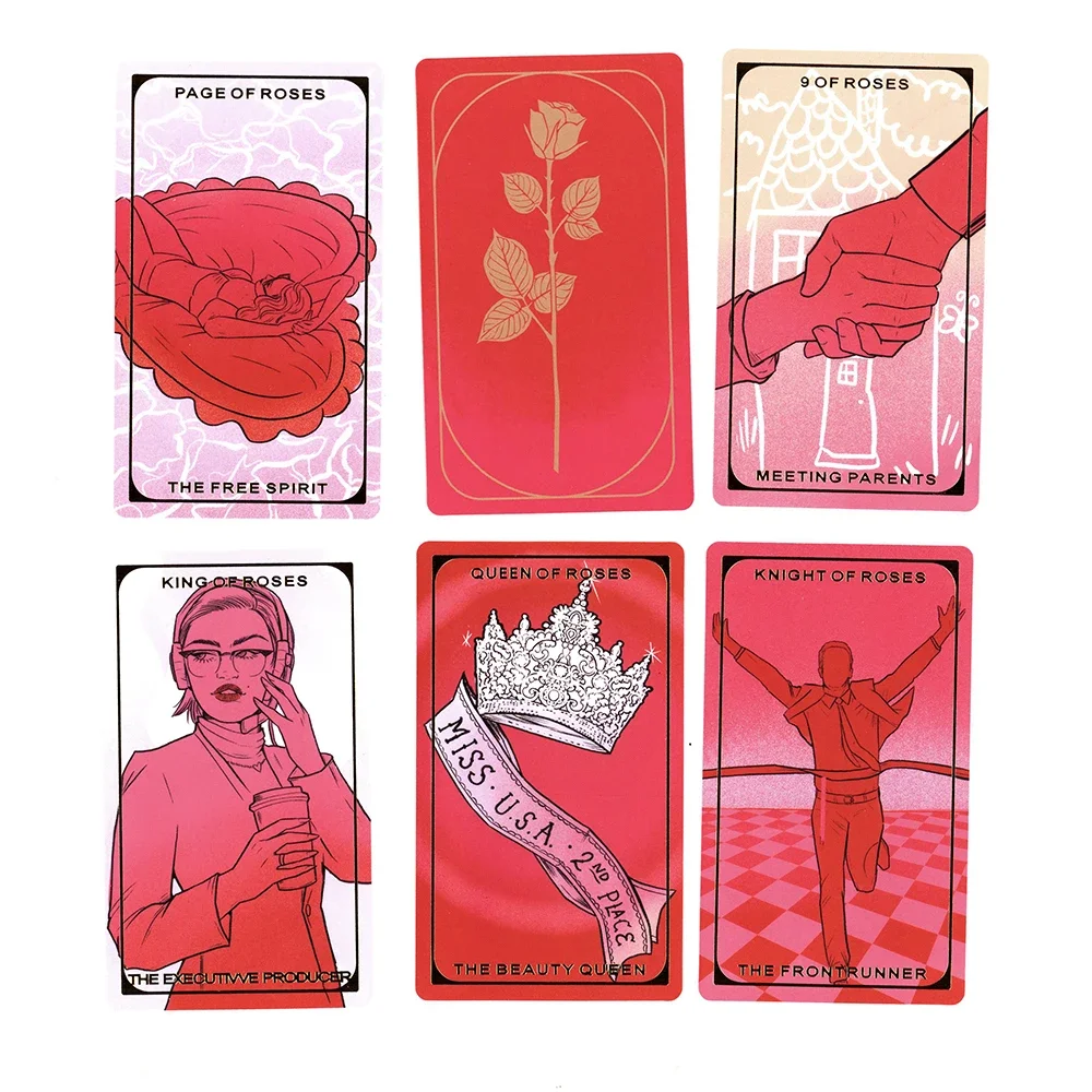 Large size sturdy deck Final Rose Tarot Deck Cards.Tarot Cards with Guide Book.tarot Cards for Beginners tarot Deck