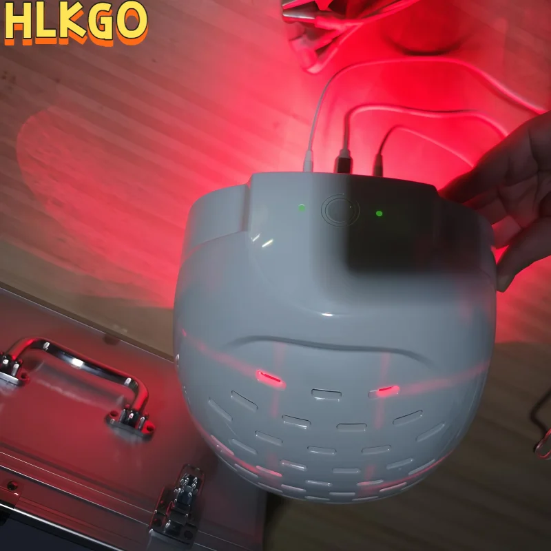 

Hair Root Repair & Growth Cap, 6750mW 90x650nm Diodes 210 LEDs Light Therapy for Scalp Care, Adjustable with Remote Type-C