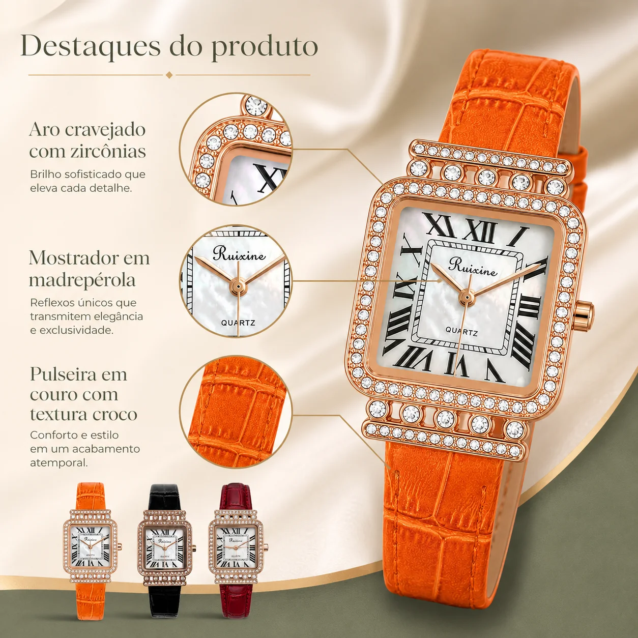 2026 New Luxury Crystal Ladies Watch High-End Diamond Bracelet Leather Strap Square Roman Dial Female Timepiece Jewelry Watch