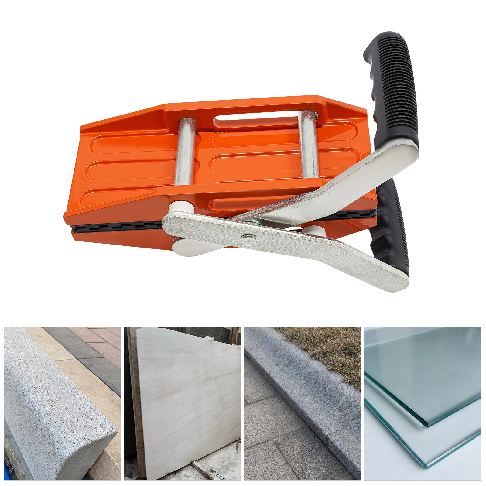 Professional Material Handling Clamp, 200KG Load Capacity for Glass/Tile/Marble, Non-Slip Rubber Grips for Smooth/Rough Surfaces