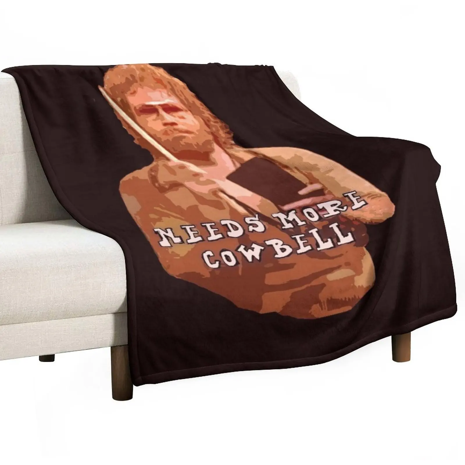 NEEDS MORE COWBELL, PART DEUX Throw Blanket anime Quilt Blanket Polar blanket