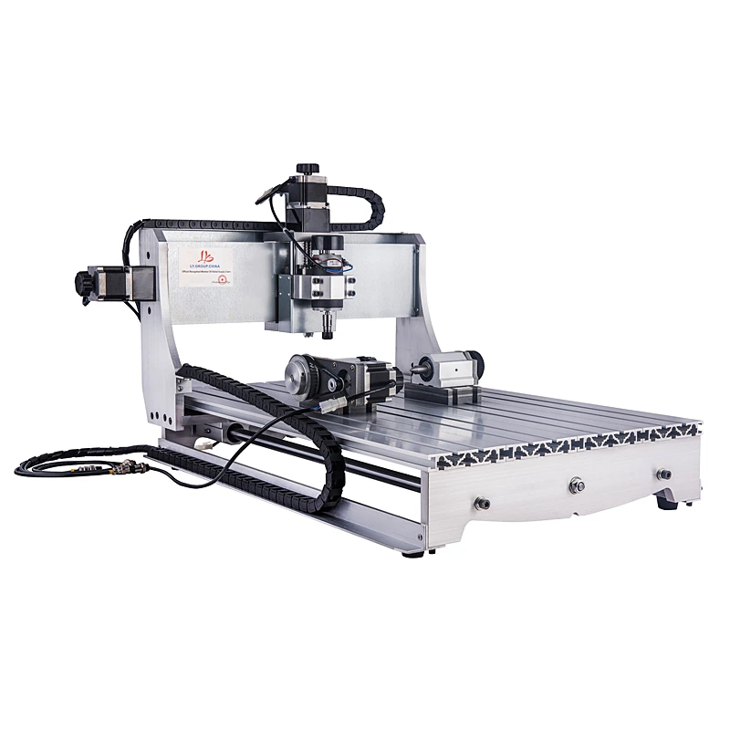 500W Mini CNC Router Engraver Milling Machine 6040 USB Parallel Port 2 in 1 Frame Gantry Heighten Cnc Wood Engraver