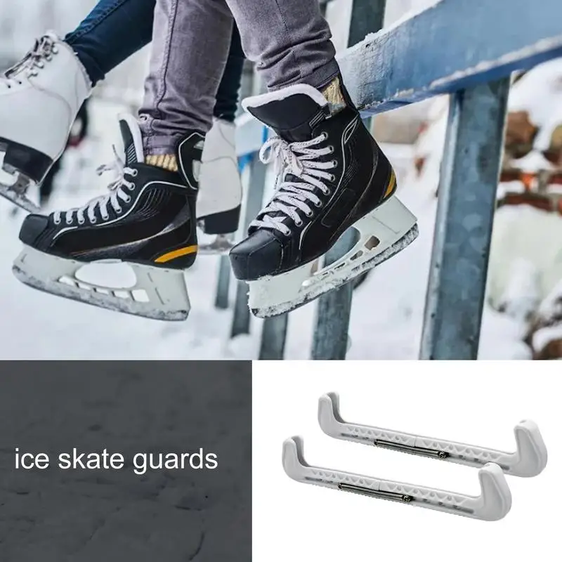 Protectores para patines de hielo, protectores duros para patines artísticos, protectores de patinaje sobre hielo de alta resistencia, protectores compactos para patines de hielo, cubiertas para patines artísticos