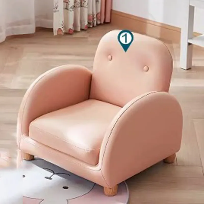 Sofá sillón infantil reclinable de tela para dormitorio