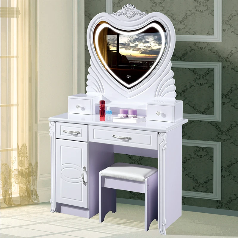 Hot sale Manufacture  Dressing Room  Dresser Mirror With Light Make up dressing table