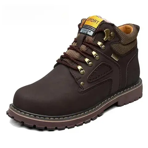Hiking Shoes Men Waterproof Hunting Boots Tactical Desert Combat Ankle Boots Trekking Shoes Women Work Leather Walking Sneakers