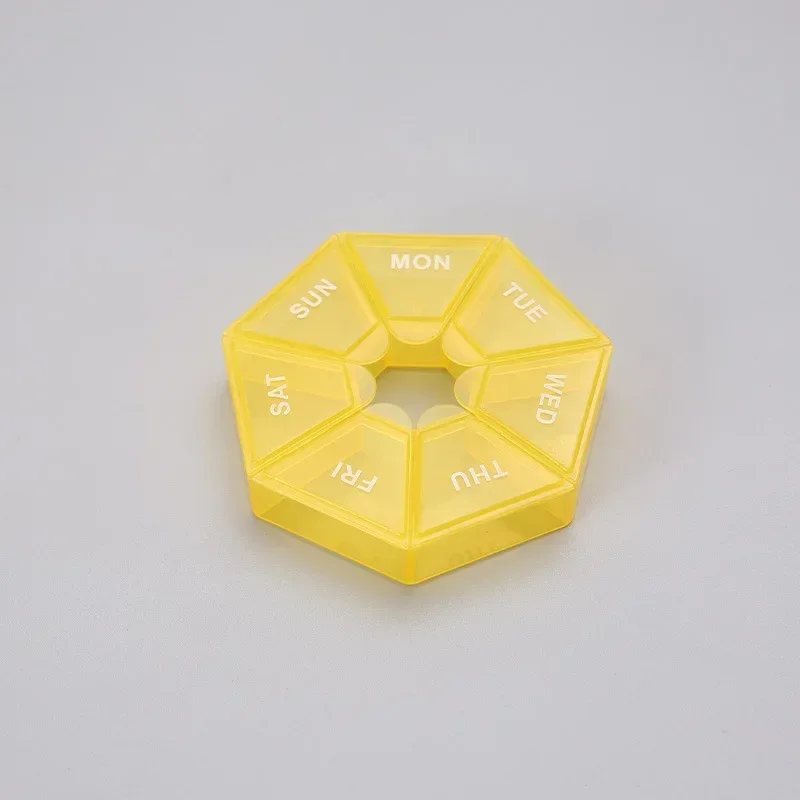 Nieuwe 7 Dagen Pillendoosje Wekelijkse Tablethouder Draagbare Reizen Mini Kleine Pillendoosje Pillendoosjes Organizer Container