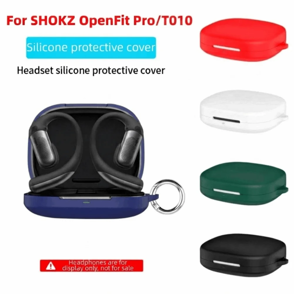 Silicone Earphone Case Dustproof Anti Drop Bluetooth Headphone Cover Colorful Shockproof for SHOKZ OpenFit Pro T010
